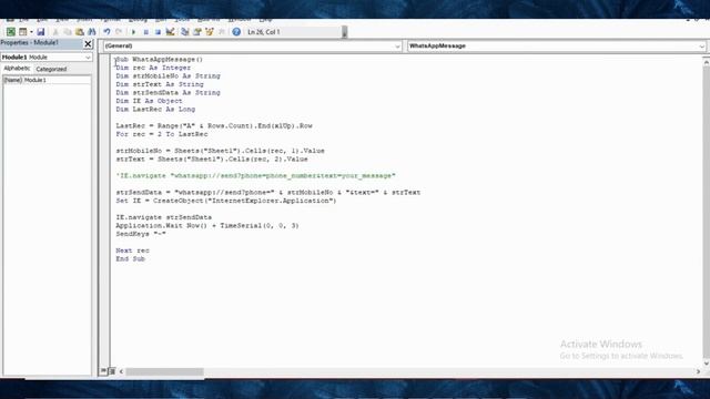 Send Excel to Whatsapp смотреть онлайн