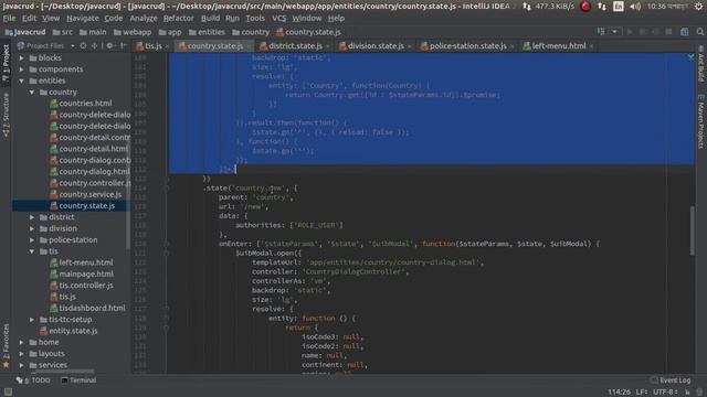 Jhipster Tutorial 5 |Java CRUD Application |Java Web Application |EDIT DELETE UPDATE смотреть онлайн
