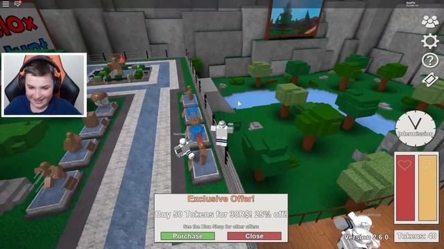 I'M A BUSH in ROBLOX BLOX HUNT / BEST HIDING SPOTS!! смотреть онлайн