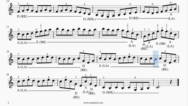 Wohlfahrt Etude No 1 Op 45 Book 1. Violin Accompaniment - March Style. Practice Video. Sheet Music.