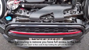 BMW Mini F56 How to remove swap the front Grill without removing front bumper