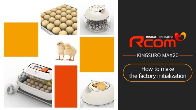 Rcom Kingsuro MAX 20 Incubator : Video manual смотреть онлайн