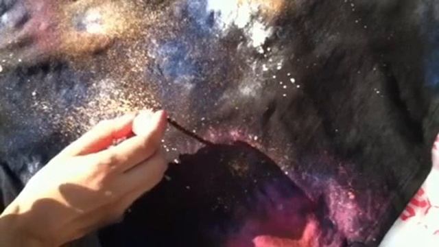 DIY Cosmic Galaxy Print Shirt Tutorial | Make This Gift Idea!