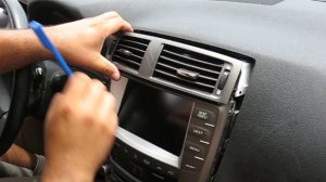 How to Remove Radio / Navigation / Display  from 2006, 2007, 2008 Lexus IS250, IS350 for Repair