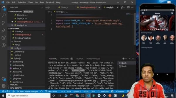 React Native Movie App Part-III || React Native Projects || React Native Tutorials