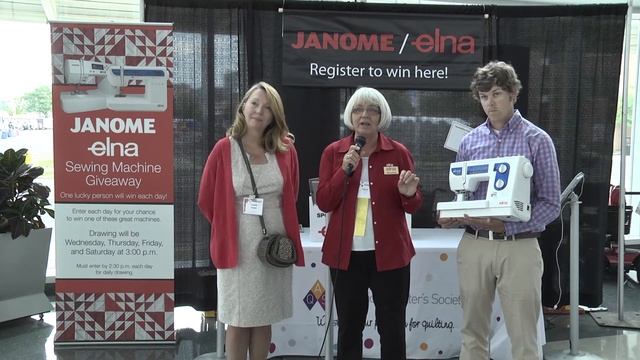 Elna Sewing Machine Winner at AQS QuiltWeek in Syracuse смотреть онлайн