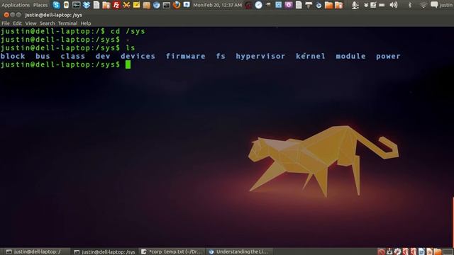 the sys directory in linux - "/sys/" - the linux file system смотреть онлайн