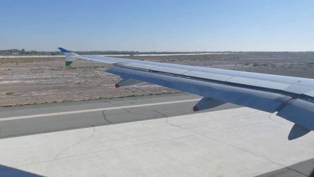 [4K] Uzbekistan Airways A320-200 UK32011 Take-off @ Urgench Intl. Airport