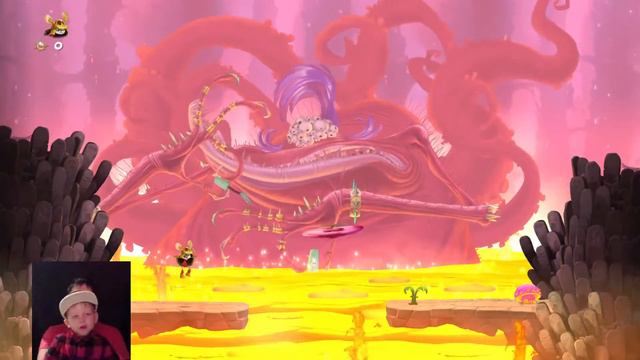 Rayman legends БОЛЬШОЙ РОЗОВЫЙ ОСЬМИНОГ A LARGE PINK OCTOPUS смотреть онлайн