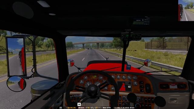 American Truck Simulator - Heavy Cargo DLC - That's a TON of axles - Milling Machine смотреть онлайн