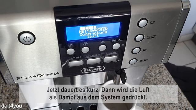 DeLonghi PRIMADONNA zieht kein Wasser – Entlüften | TUTORIAL | How To | DIY смотреть онлайн