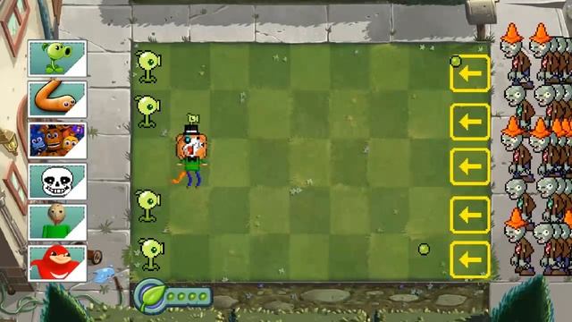 Plants vs Zombies Fusion Hack Animation (Pea + Slither + FNAF + Sans + Baldi + Knuckles + Plantfood смотреть онлайн