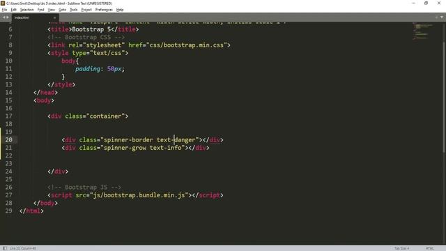 34. Spinner in Bootstrap 5 | Hindi - 2022 смотреть онлайн