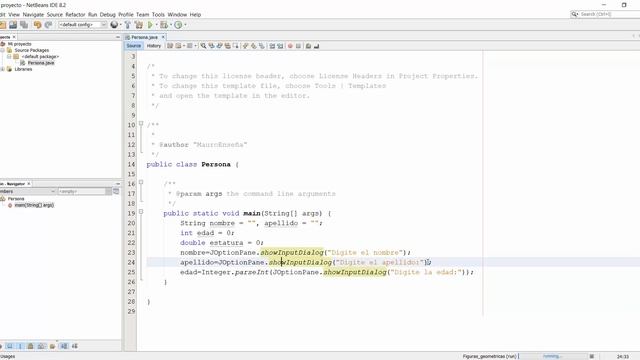 1. Variables tipo String, int y double. смотреть онлайн