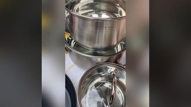 Набор кастрюль из нержавеющей стали Edenberg EB-4001 12 предметов