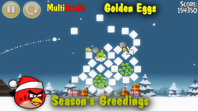 Angry Birds Seasons Season's Greedings Golden Eggs (ALEX) смотреть онлайн