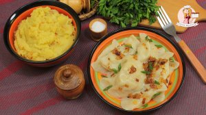 ВАРЕНИКИ с КАРТОШКОЙ и САЛОМ: отличное тесто и вкусная начинка. Как приготовить отличные варенички