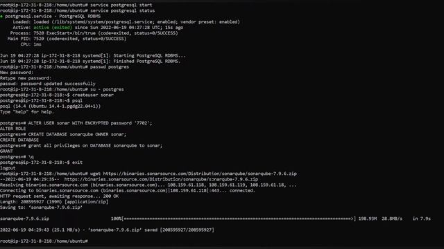 SonarQube Tutorial | Installing & Configuring SonarQube with Postgresql database смотреть онлайн