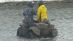 На квадроциклах 100 км по лесу! CF-MOTO400