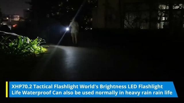 Самый мощный светодиодный фонарик XHP70 с Алиэкспресс смотреть онлайн