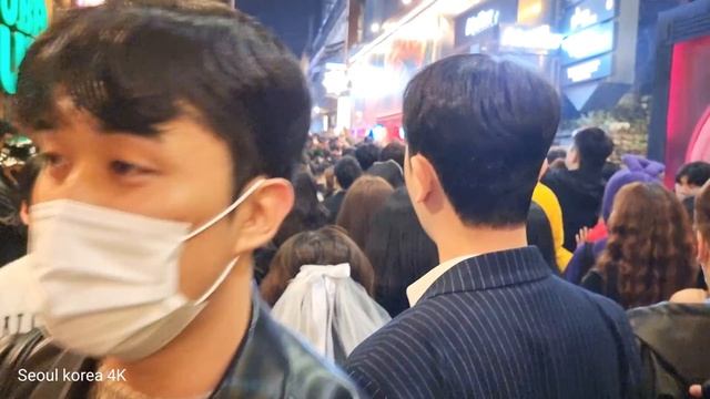 [4K] Seconds Before The Accident At Halloween Itaewon 2022-Condolences To The Family And Victims
