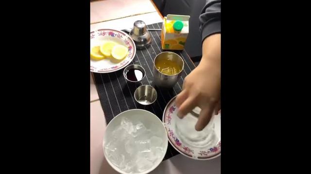 Orange sunset mocktail #mocktailcarasaya смотреть онлайн