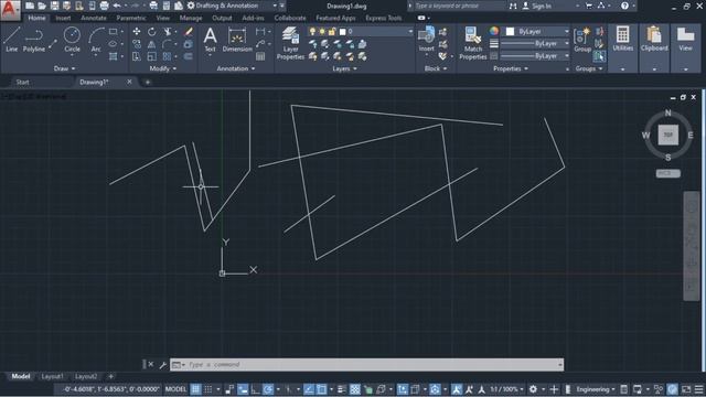 autocad 2020 tutorial in nepali DAY1 scale,units,line,polyline,obeject snap смотреть онлайн