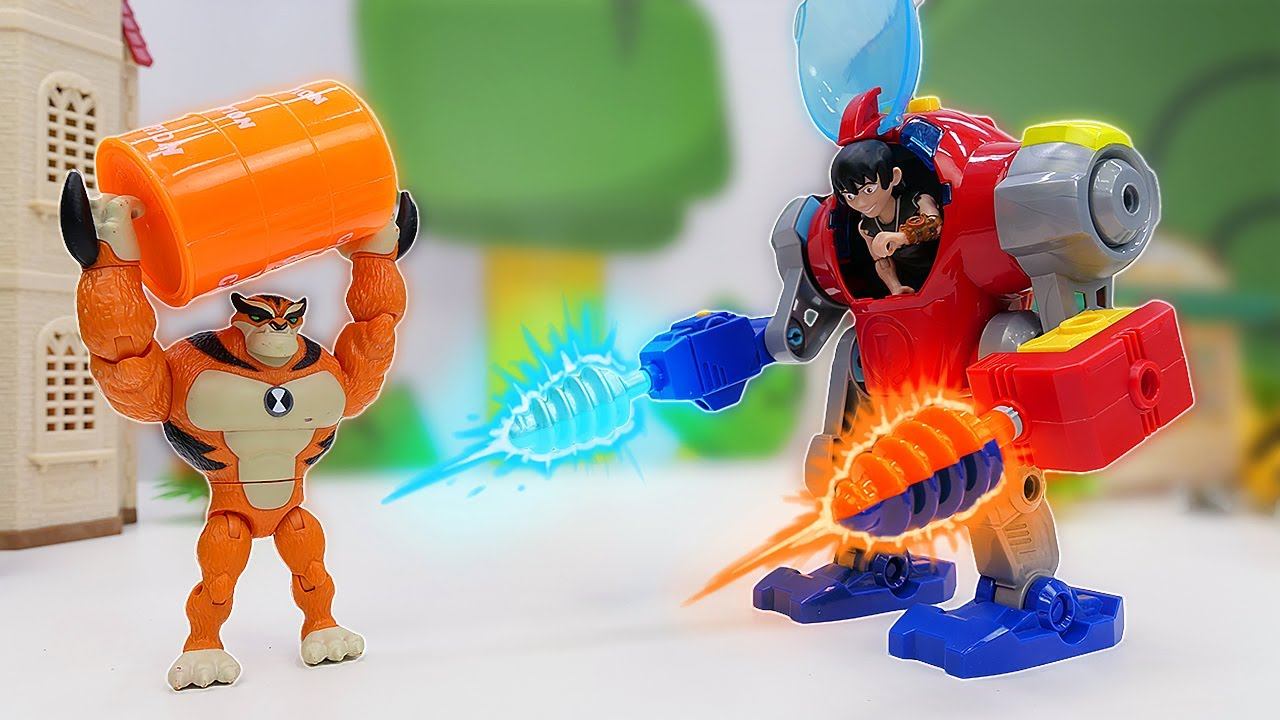 Видео игры для мальчиков - БЕН 10 против Кевина! Что могут часы Омнитрикс? – Супергерои игры битвы смотреть онлайн