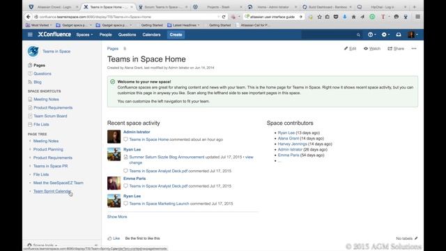 Confluence & Confluence Team Calendars Demo By AGM Solutions