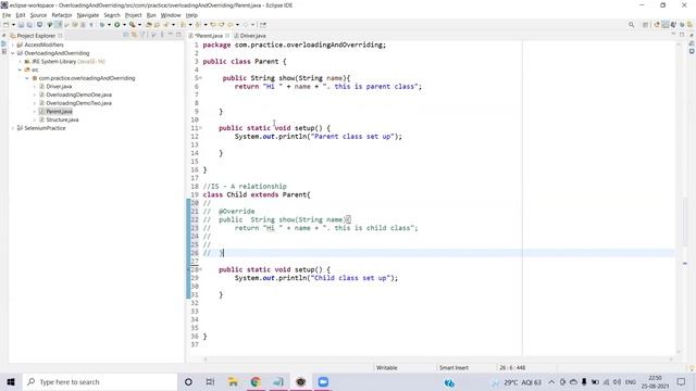 Learn Java - Method Overriding - 016 смотреть онлайн