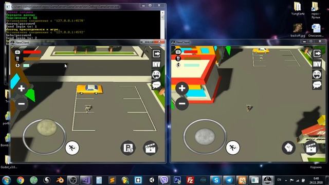 Client-server for Anroid MMO RPG смотреть онлайн