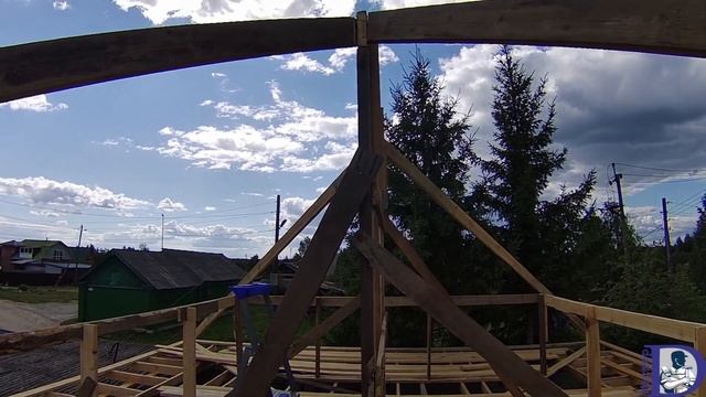 Вальмовая крыша своими руками! смотреть онлайн