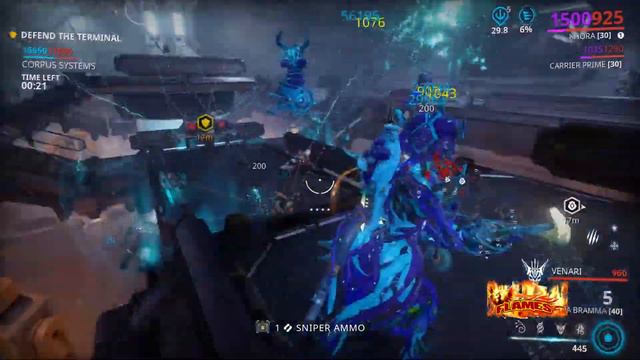 Warframe Steel Path Incursion Larissa (Neptune) Mission Mobile Defense level 121-131 смотреть онлайн