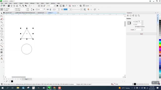 Corel Draw Tips & Tricks Transform Docker to make copies to any Shape смотреть онлайн