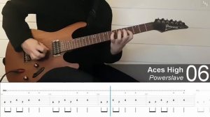 10 Iron Maiden Riffs (Табулатура) Guitar Tutorial TABS