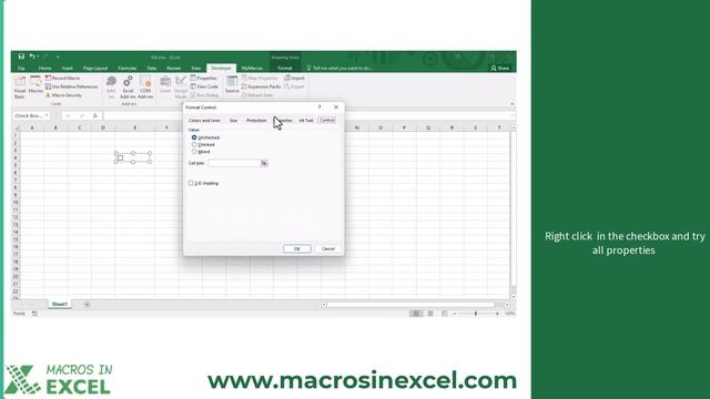 How to insert checkbox in Excel? смотреть онлайн