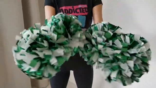 ПГМЛ104. МИНИ. Помпоны гантелеобразные для черлидинга (чирлидинга) люкс (премиальные). ЧЕРРИ-СПОРТ. смотреть онлайн