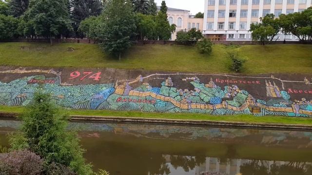 г.Витебск,прогулка по городу,знакомство с достопримечательностями города Ч.1 смотреть онлайн
