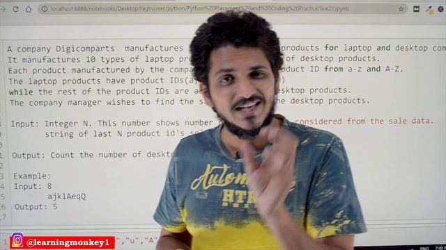 Product Sale Problem in Python || Lesson 21 || Python Placements || Learning Monkey || смотреть онлайн