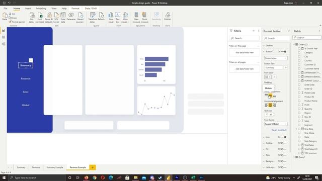 How to Create INTERACTIVE page navigation with BUTTONS & ICONS in Power BI смотреть онлайн