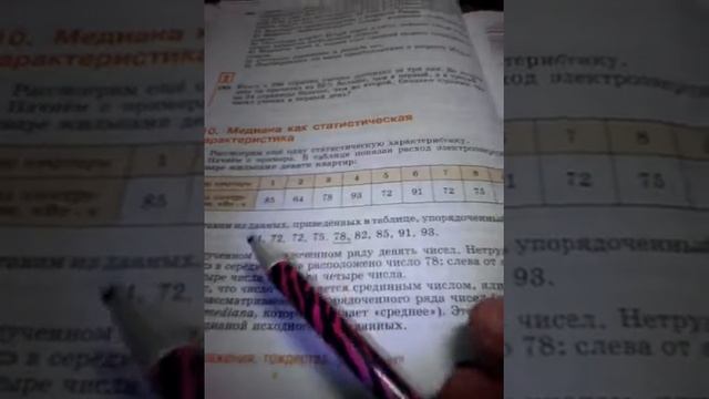 /Алгебра 7 класс тема: медиана , средне арифметическое. смотреть онлайн