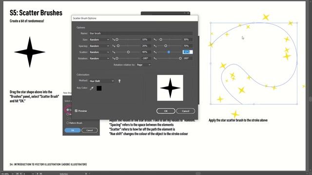 Vector Illustrations in Adobe Illustrator #5–Patterns and Brushes смотреть онлайн