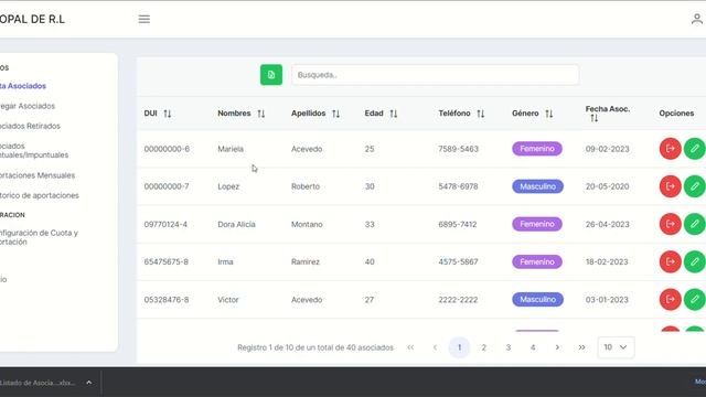 Exportar asociados a excel смотреть онлайн