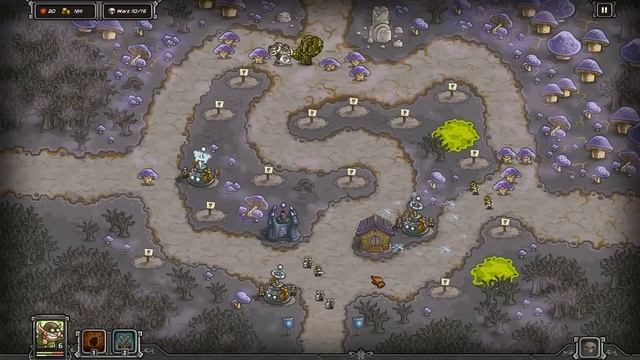 Kingdom Rush - Fungal Forest - 3 Stars смотреть онлайн