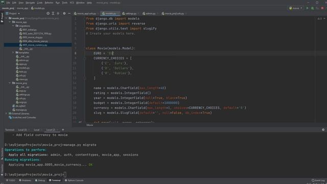 51 Поле choices. Choices field. Курс по Django смотреть онлайн