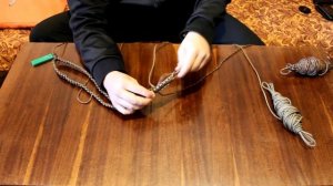 Подвес для охотничьих манков из 550-го паракорда своими руками. Плетение кобра.