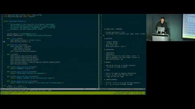 Vim: Tutorial on Editing, Navigation, and File Management (2018) смотреть онлайн