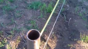 Фундамент на трубах, под теплицу.