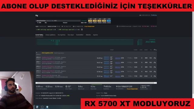 Sapphire 5700 XT Kolay Bios Mod 59 MH смотреть онлайн
