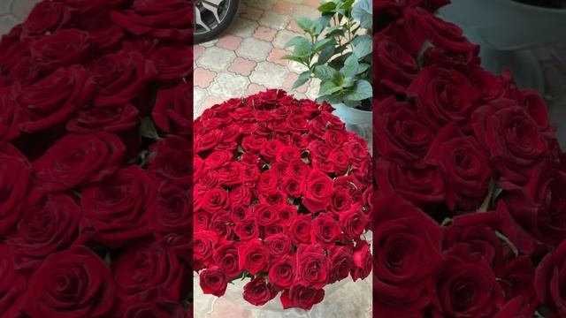 17 июля 2022 г. мои розы,букет 101 роза